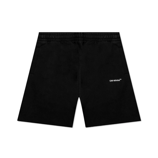 Short Off-White Caravaggio Diag Black/White