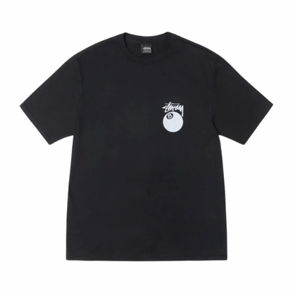 Polera Stussy 8 Ball Pig Dyed Black
