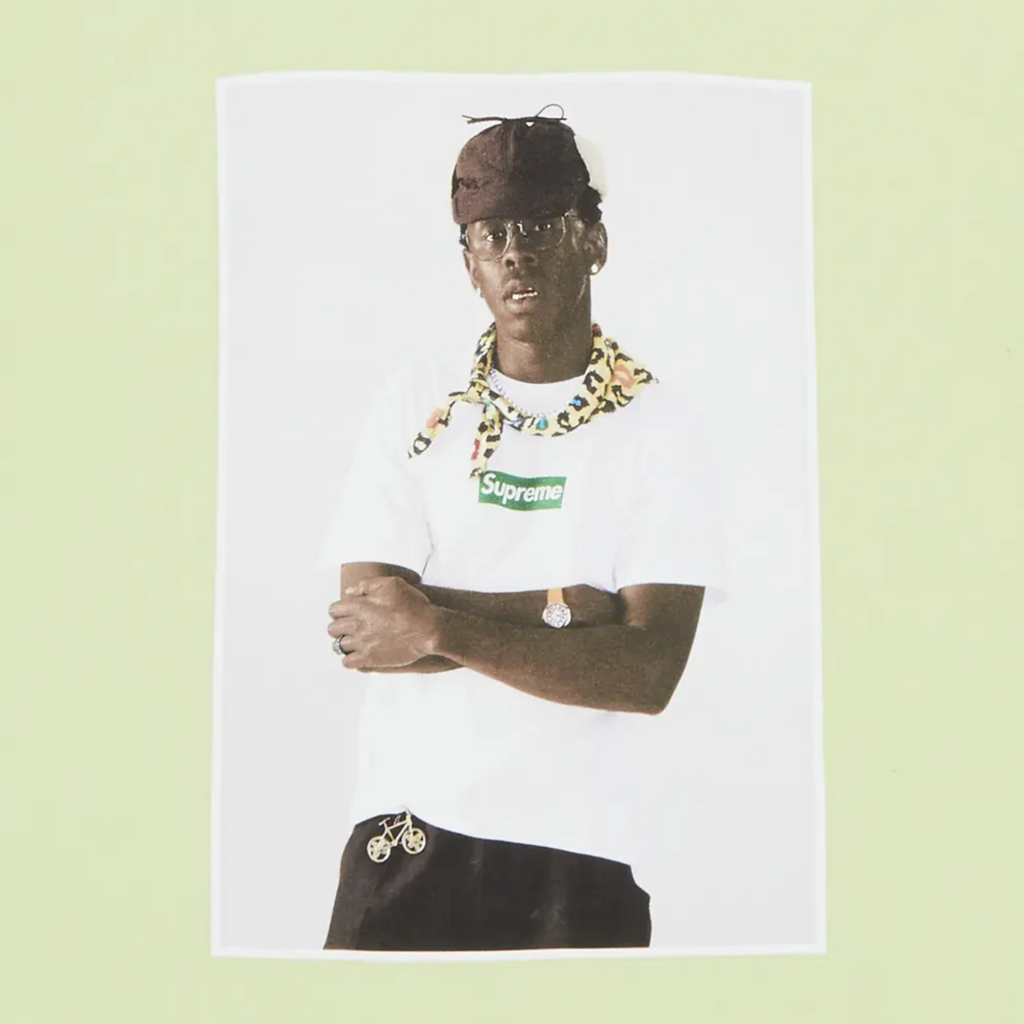 Polera Supreme Tyler, The Creator Pale Mint - L