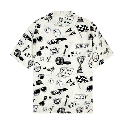 Camisa WOLF GANG Artifacts Rayon Button Up By +44