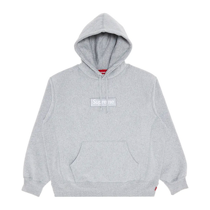 Poleron Supreme Box Logo Heather Grey FW24 - XL