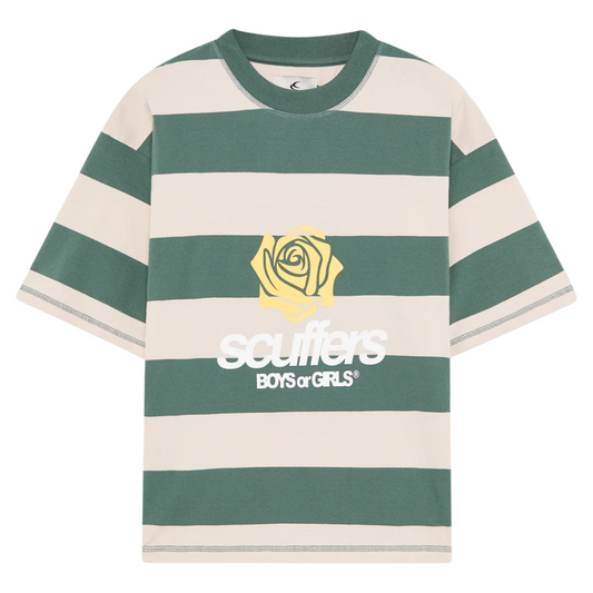 Polera Scuffers Boy Green Striped