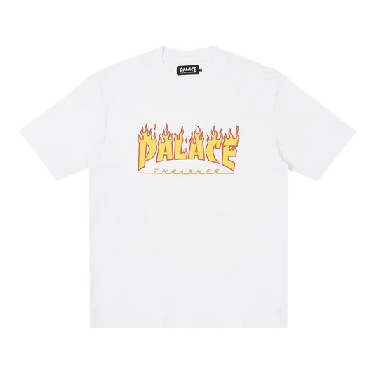 Polera Palace x Thrasher White - XXL