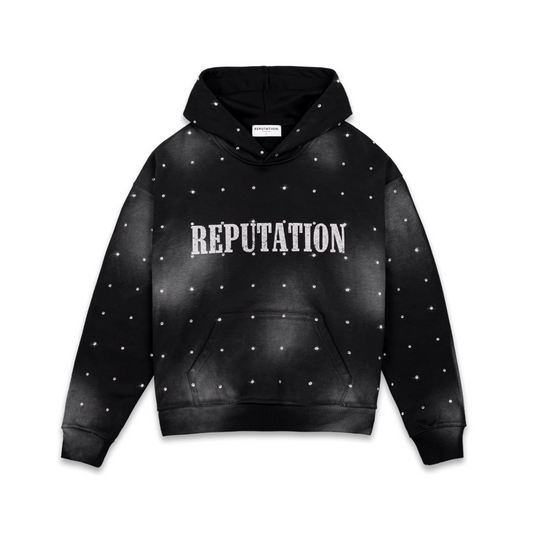 Poleron Reputation Studios Rhinestone Black