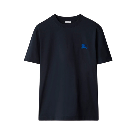 Polera Burberry Embroidery Small Logo Black