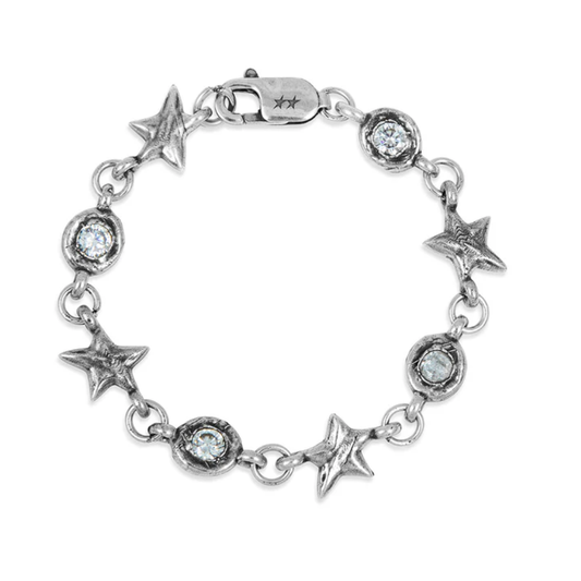 Pulsera Twojeys White Squadra Silver