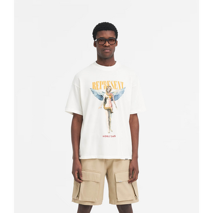 Polera Represent Reborn Flat White - XL