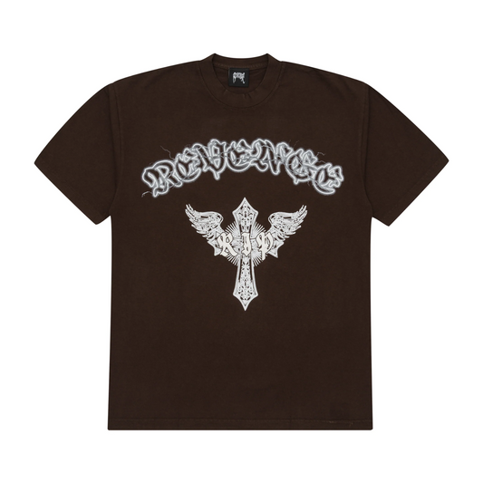 Polera Revenge Skeleton Angel Brown - L