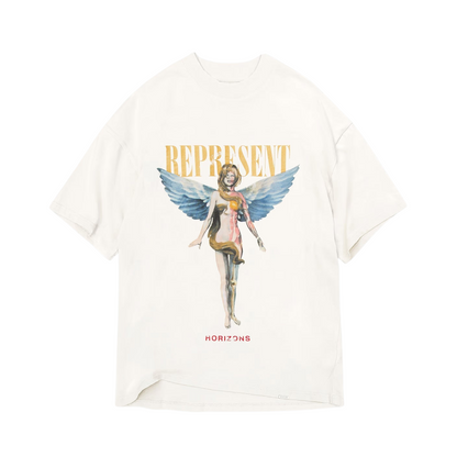 Polera Represent Reborn Flat White - XL
