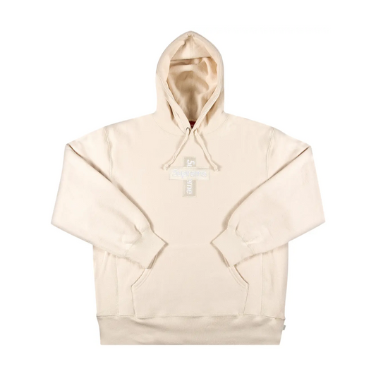 Poleron Supreme Cross Box Logo Hooded Natural