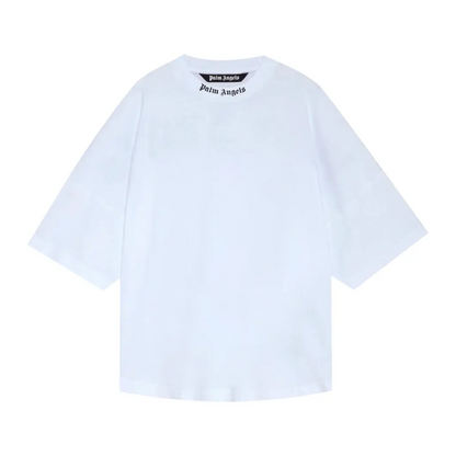 Polera Palm Angels Classic Logo Over White