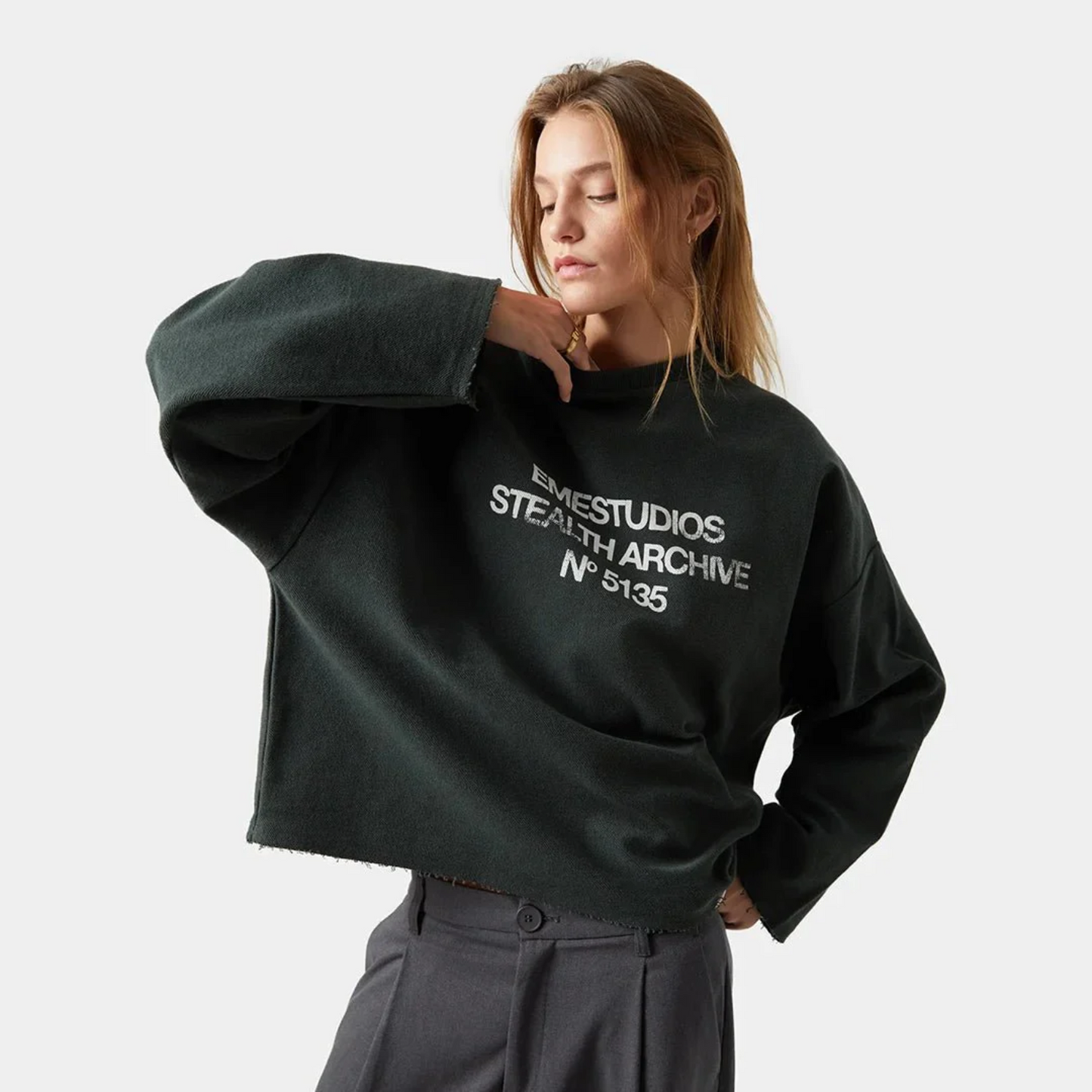 Poleron Eme Studios Crewneck Stealth Hunt Reverse