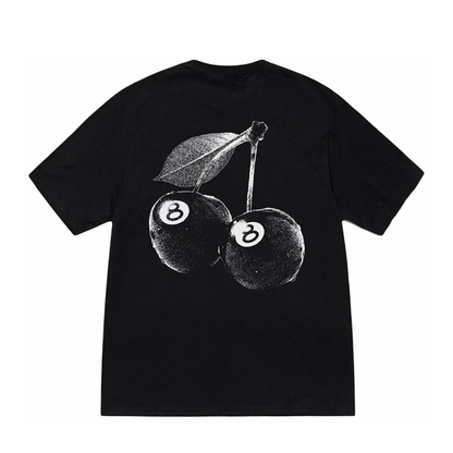 Polera Stussy Cherries Black