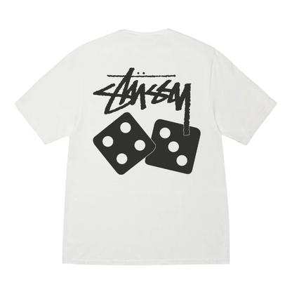 Polera Stussy Dice Tee Pigment Dyed Natural