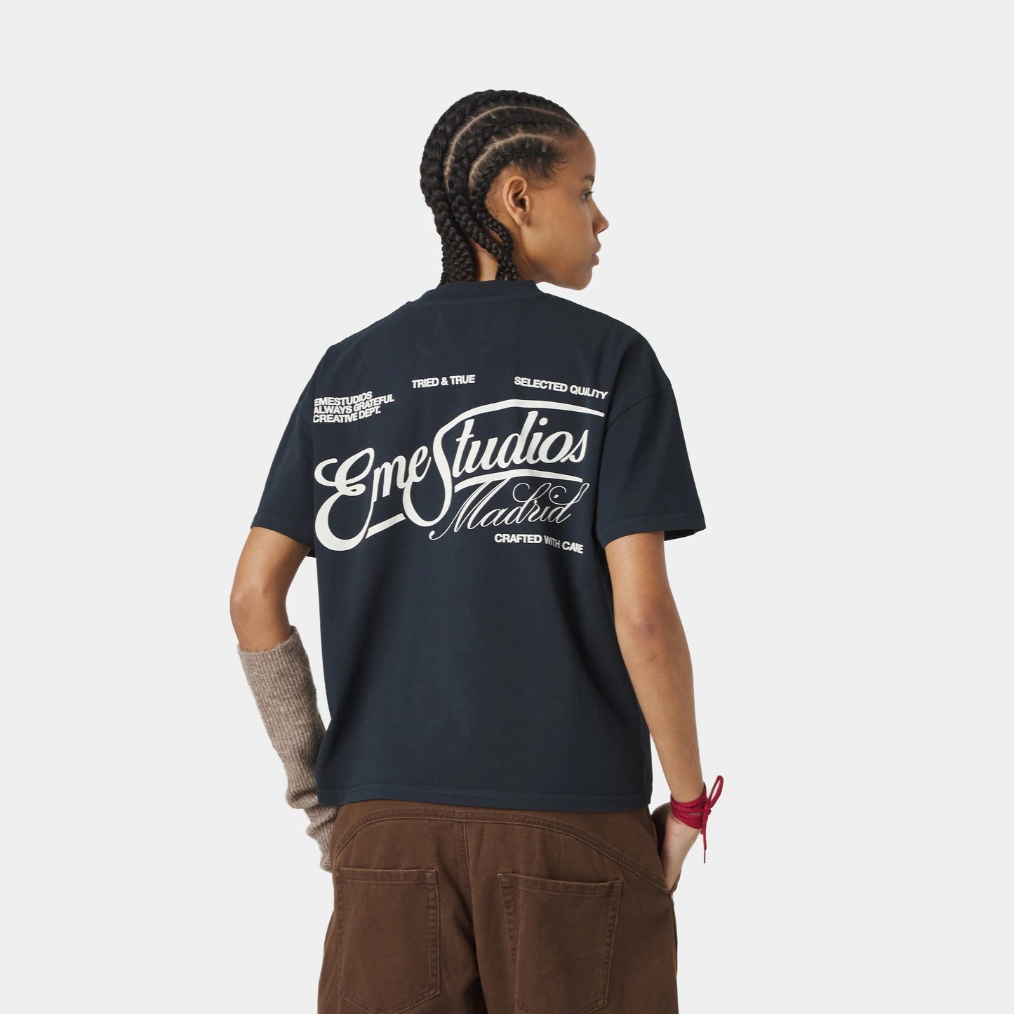 Polera Eme Studios Tried & True Navy