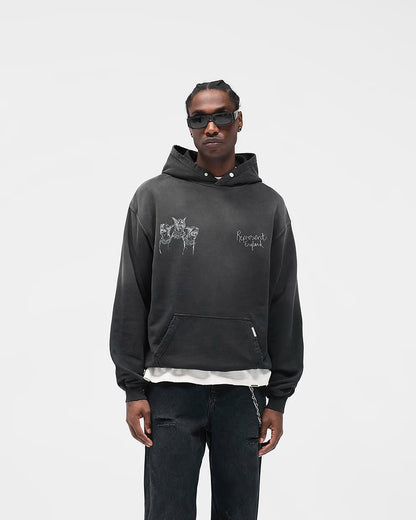 Poleron Represent Hand Drawn Thoroughbred Aged Black